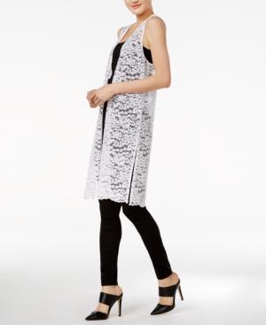 Kensie Lace Maxi Vest