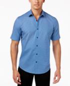 Alfani Big And Tall Bentley Geo Print Shirt, Only At Macy's