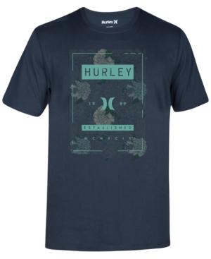 Hurley Men's Shacked Premium Graphic-print Logo T-shirt