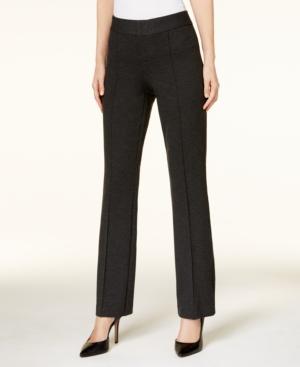 I.n.c. Faux-leather-trim Pants, Created For Macy's