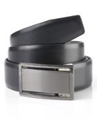 Alfani Belt, Leather Dress Plaque Belt
