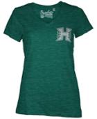 Royce Apparel Inc Women's Hawaii Warriors Logo T-shirt
