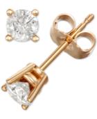 Diamond Stud Earrings (3/8 Ct. T.w.) In 14k Gold Or White Gold