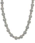 Giani Bernini Cubic Zirconia Link Collar Necklace In Sterling Silver, Created At Macy's