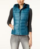 32 Degrees Packable Down Hooded Puffer Vest, Created For Macy's