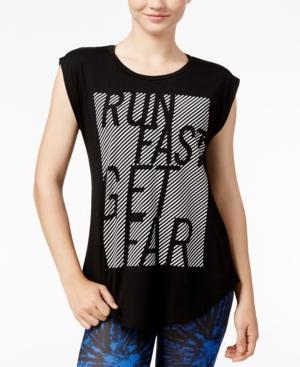Energie Active Juniors' Alessia Mesh-contrast T-shirt