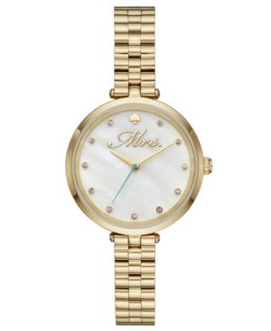 Kate Spade New York Women's Holland Gold-tone Stainless Steel Bracelet Watch 34mm