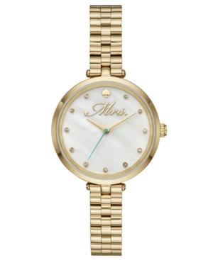 Kate Spade New York Women's Holland Gold-tone Stainless Steel Bracelet Watch 34mm