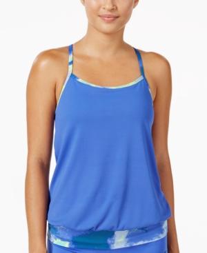 Nike Cascade Drape-back Active Tankini Top Women's Swimsuit
