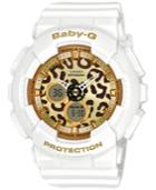 Baby-g Women's Analog-digital White Bracelet Watch 46x43mm Ba120lp-7a2