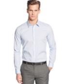Calvin Klein Inifite Cool Non-iron Checked Slim-fit Shirt