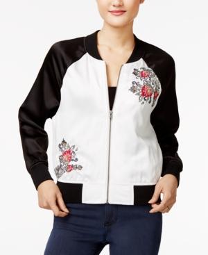 Bcx Juniors' Embroidered Bomber Jacket