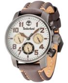 Timberland Men's New Market Brown Leather Strap Watch 45x55mm Tbl14783jsu07