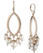 Ivanka Trump Gold-tone Imitation Pearl Chandelier Earrings