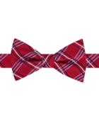Tommy Hilfiger Men's Triple Grid Pre-tied Silk Bow Tie