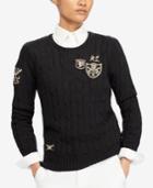 Polo Ralph Lauren Patchwork Cable-knit Sweater