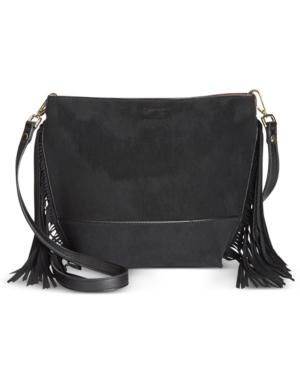 Calvin Klein Small Reversible Fringe Crossbody