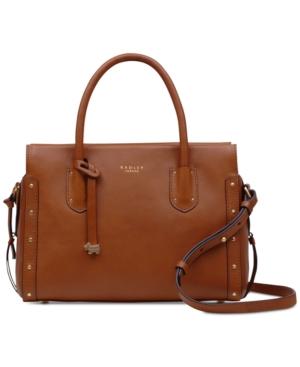 Radley London Zip-top Studded Multiway Leather Satchel
