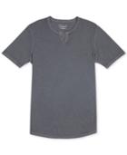 Lucky Brand Men's Split-neck Slub T-shirt