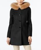 Forecaster Fox-fur-trim Hooded Walker Coat, Only At Macy's