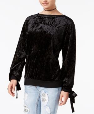 Gypsies & Moondust Juniors' Velvet Sweatshirt
