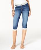 Inc International Concepts Petite Indigo Wash Skinny Capri Jeans, Only At Macy's