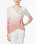 Inc International Concepts Dip-dye Crossover Top, Created For Macy's