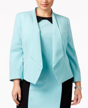 Nine West Plus Size Draped Blazer