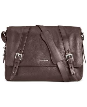 Cole Haan Pebbled Leather Messenger Bag