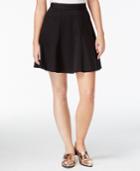 Maison Jules Flared Seam-detail Mini Skirt, Only At Macy's