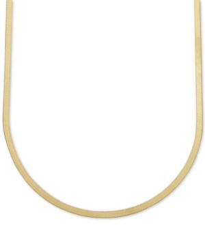 20 Italian Gold Herringbone Chain Necklace In 10k Gold