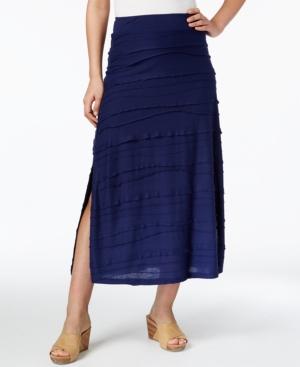 G.h. Bass & Co. Ruffled Textured Skirt