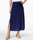 G.h. Bass & Co. Ruffled Textured Skirt