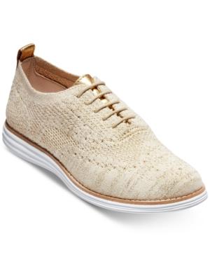 Cole Haan Original Grand Knit Wingtip Oxford Flats