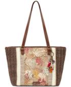 Sakroots Meadow Straw Tote