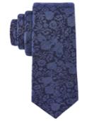 Con. Struct Men's Tapestry Floral Slim Tie