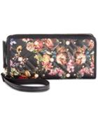 I.n.c. Quiin Xo Floral Zip Around Wallet, Created For Macy's