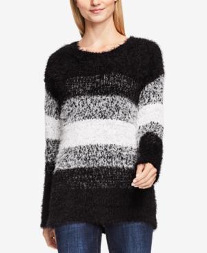 Two By Vince Camuto Striped Eyelash Sweater