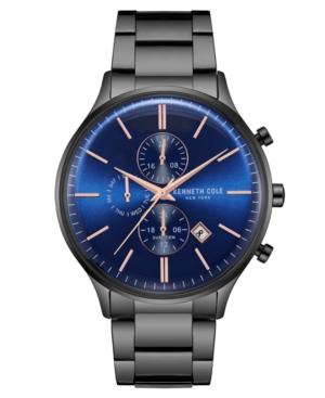 Kenneth Cole New York Men's Multifunction Black Bracelet Watch 45mm