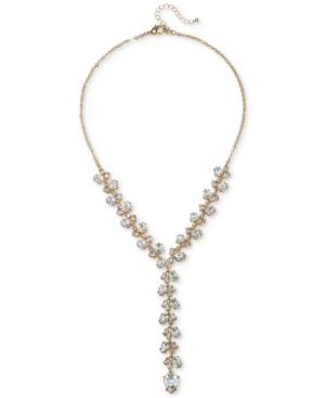 Jewel Badgley Mischka Crystal Lariat Necklace, 18 + 3 Extender