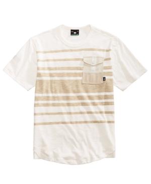 Lrg Men's Dry Lake Stripe Pocket T-shirt