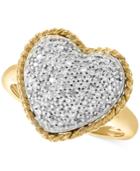 Effy Diamond Heart Ring (1/2 Ct. T.w.) In 14k Gold