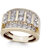 Men's Diamond Elevated Cluster Ring (3 Ct. T.w.) In 10k Gold