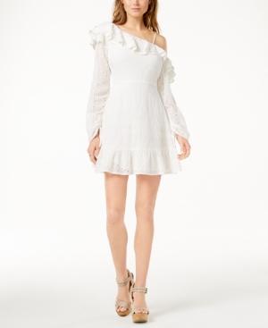 Astr The Label Whitney Ruffled One-shoulder Dress