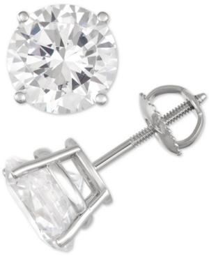 Diamond Stud Earrings (6 Ct. T.w.) In 14k White Gold