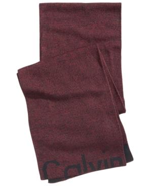 Calvin Klein Men's Cutoff Logo Scarf