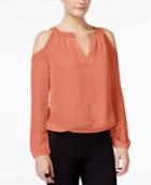 Guess Cleone Cold-shoulder Top