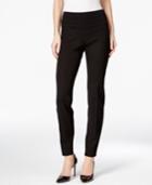 Alfani Petite Paneled Waist Skinny Pants, Only At Macy's