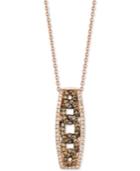 Le Vian Chocolatier Diamond Link-style Pendant Necklace (1/2 Ct. T.w.) In 14k Rose Gold