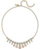 Kate Spade New York 12k Rose Gold-plated Crystal Collar Necklace